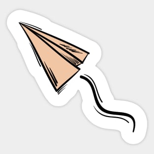 Paper Plane Sticker